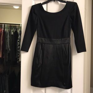 BCBGeneration Long Sleeve Black Dress